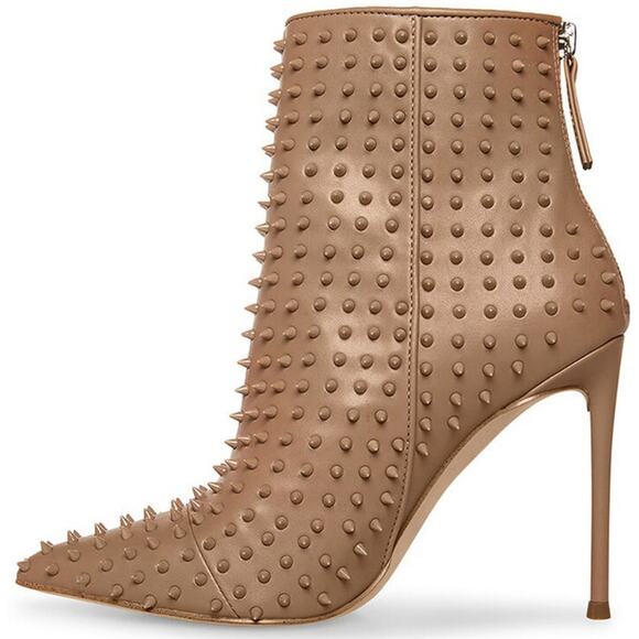 Steve Madden Women's Vapor Mocha Stiletto Heel Booties Size 6 - Picture 3 of 4